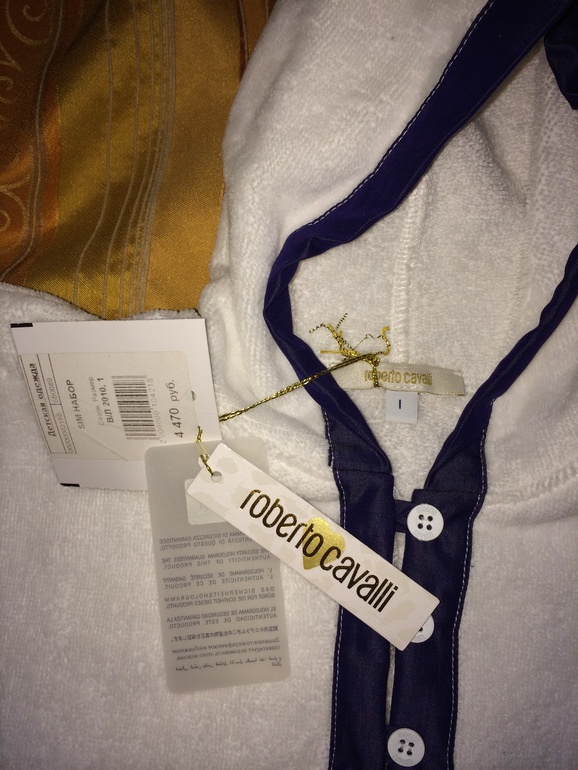 Банное пончо от Roberto Cavalli