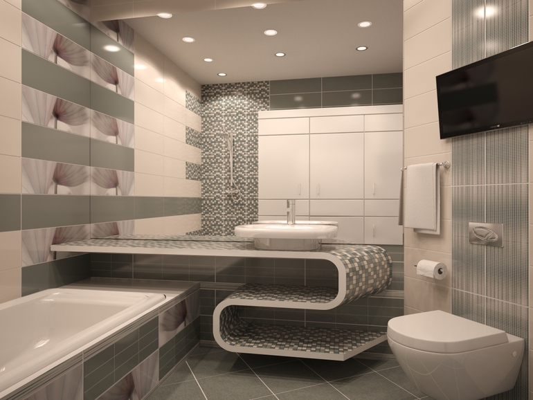 Санузел с ТВ