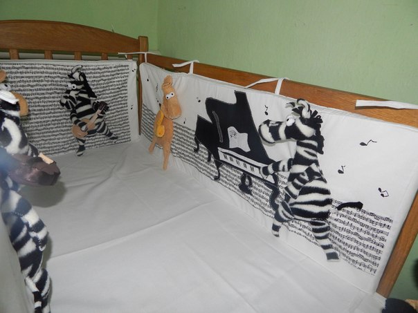 борта для детских кроваток ручной работы!!!