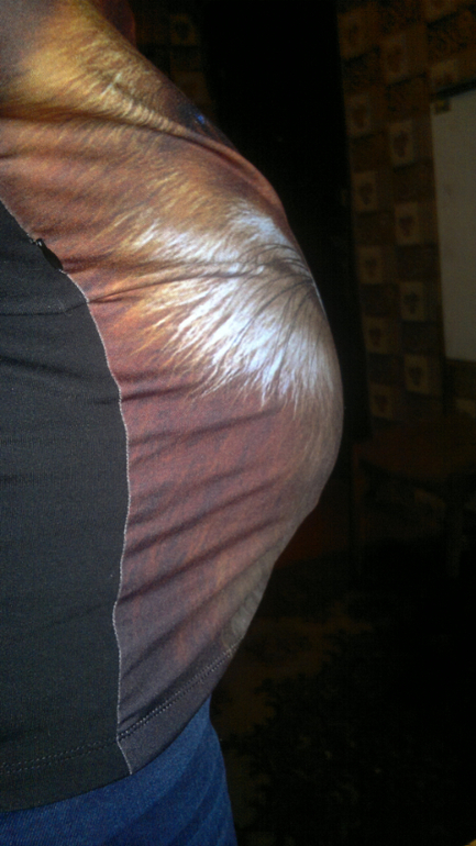 Пузик 38 недель