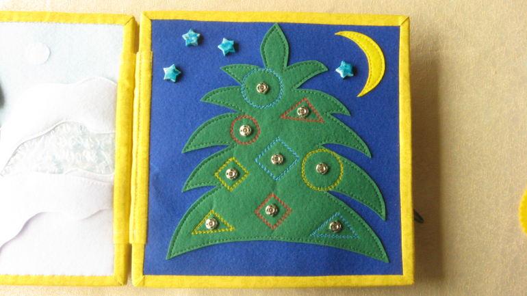 Развивающая книжка "Времена года" (второй вариант)