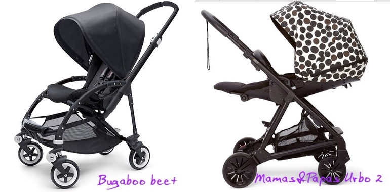 Bugaboo bee+ all black VS Mamas&Papas; Urbo 2 all black