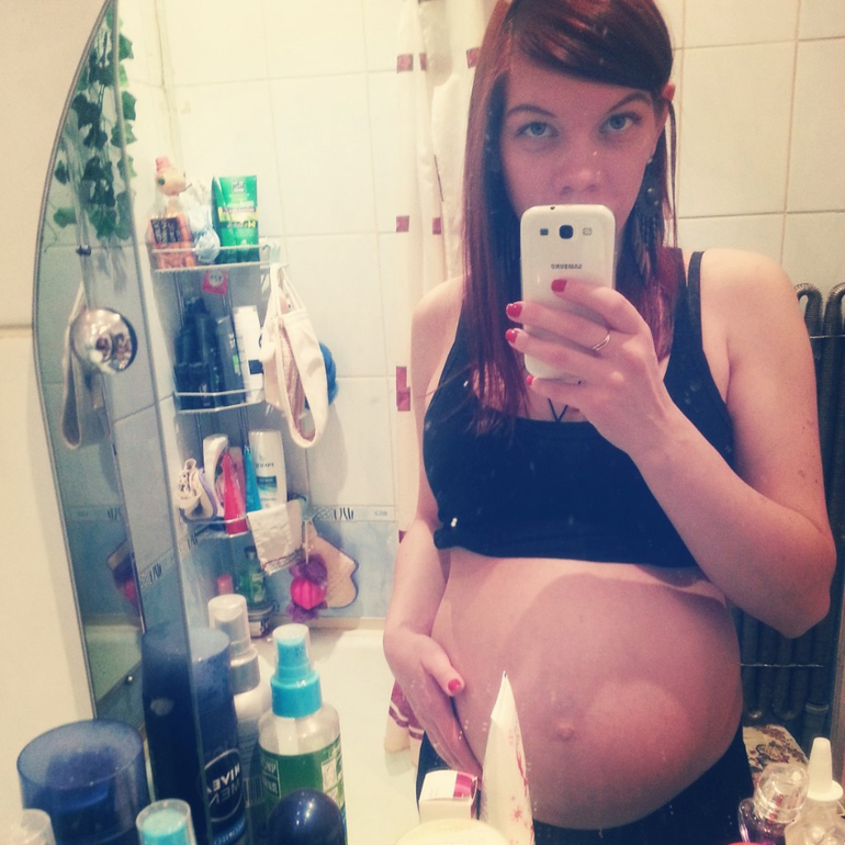 26 неделек пузику)