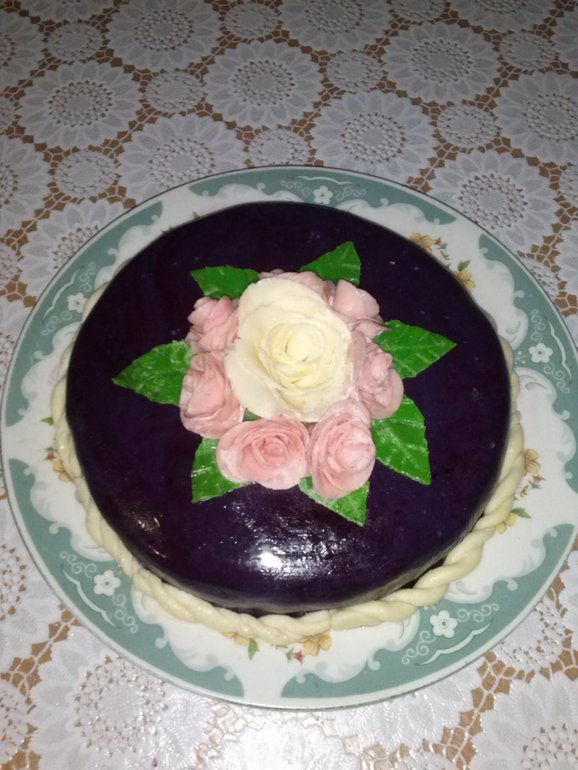 Мой второй тортик "Для мамы"