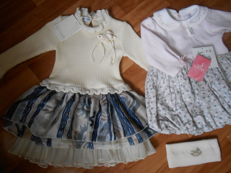 новое шерстяное платье baby Graziella 74-80 1500 руб.