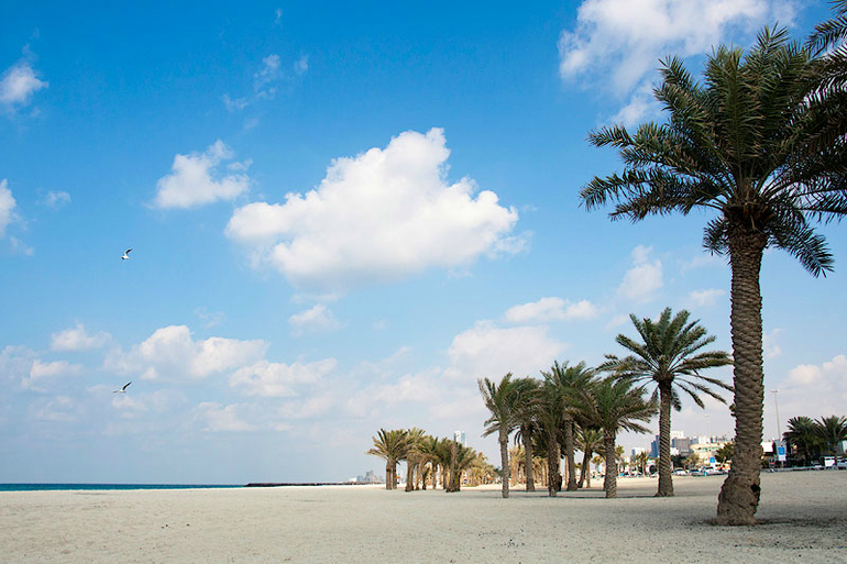 Шарджа. Пляж.