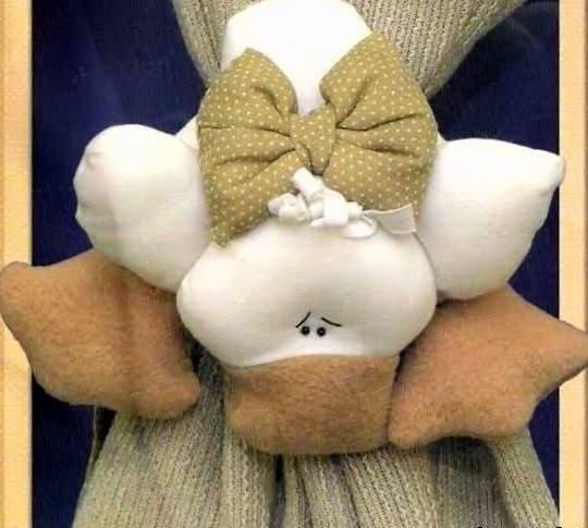 Идеи подхватов для штор в детскую