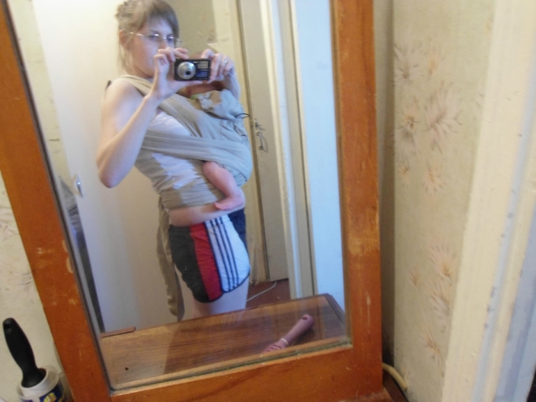 Девочки посмотрите, пожалуйста, правильно ли примотала ребенка? Часть 2(и надеюсь последняя)