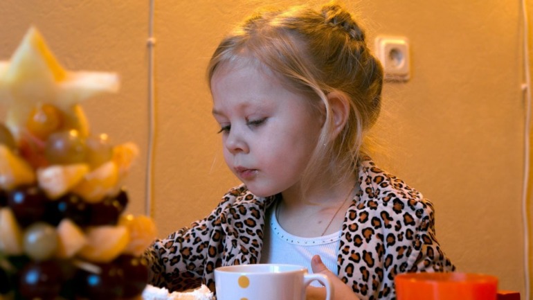 Дед мороз в саду)