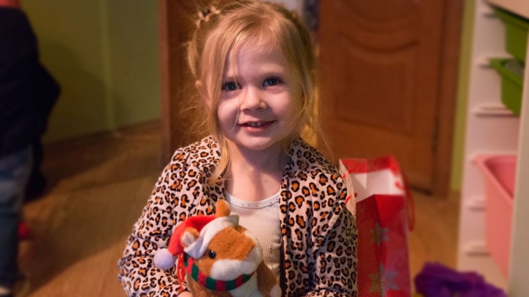 Дед мороз в саду)