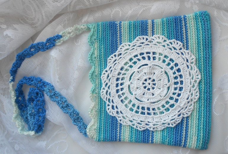 сумочка детская  15х15 см в морском стиле