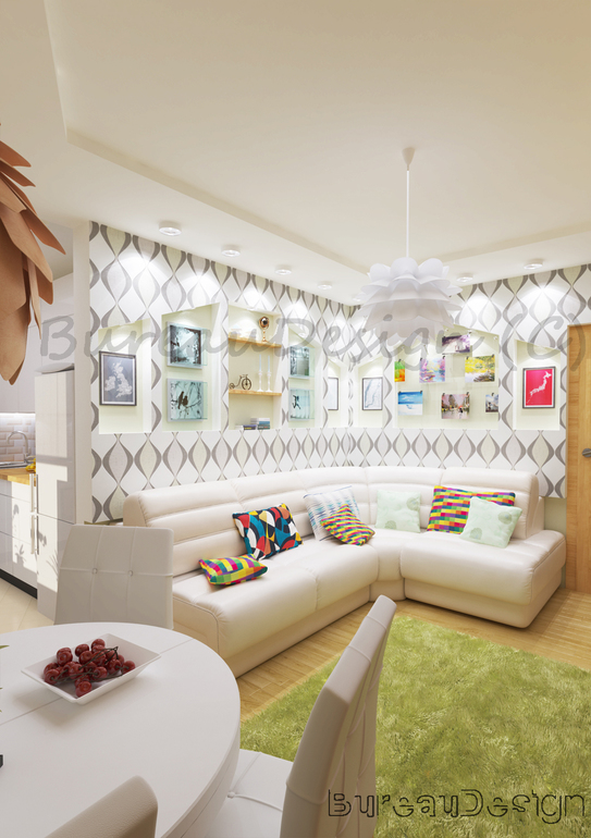 Дизайн интерьера от частных дизайнеров Ольги и Евгения Дьячук.