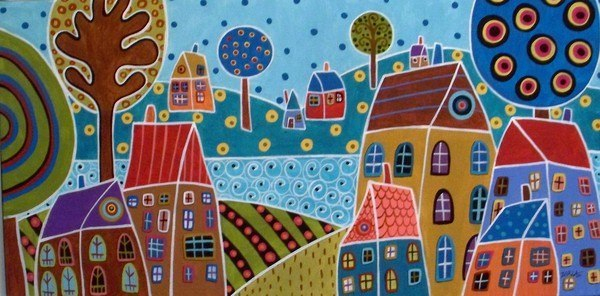 Наивная живопись Карлы Жерар