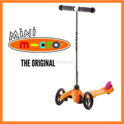 Mini Mikro Sporty orange (Мини Микро Спорти оранжевый) трехколесный самокат.