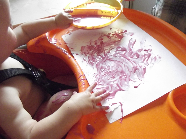 Пальчиковые краски.