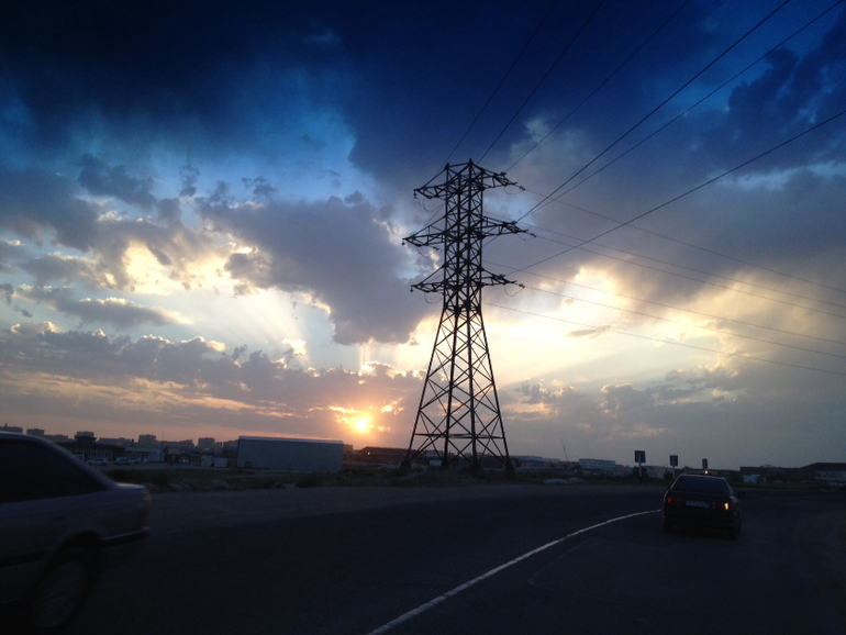 Закат сегодня красивый...