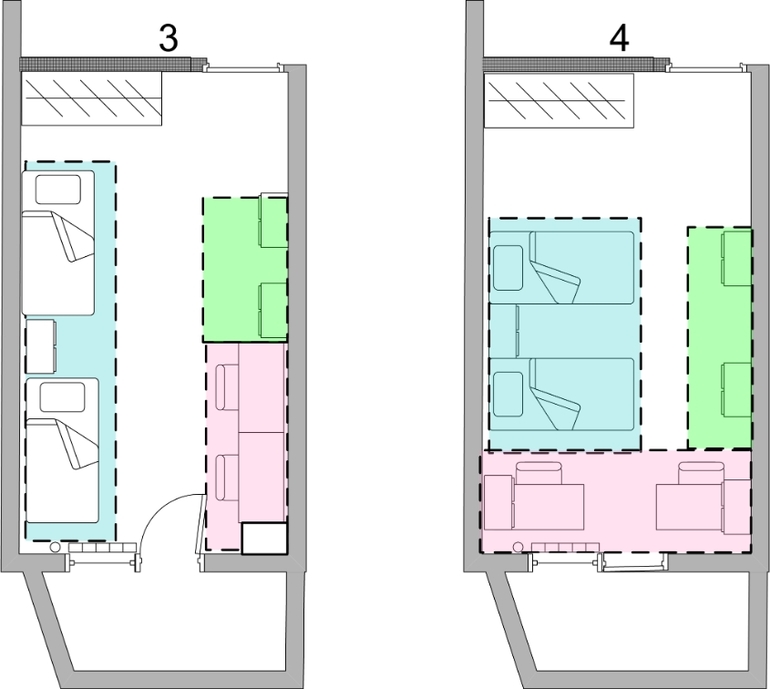 Детская для разнополых двойняшек 3 года