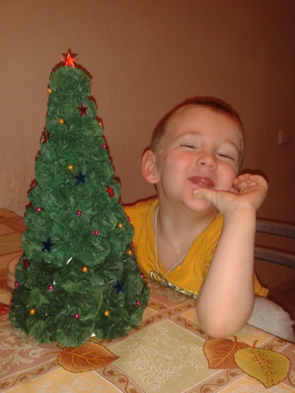 УРА!!! Сделали поделку в садик.