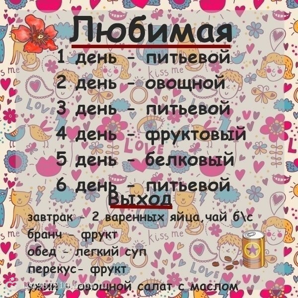 диета любимая питьевой мнение вопрос раскрыт