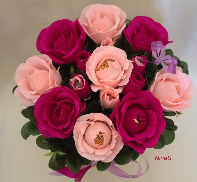 Корзина роз "Кай+Герда="