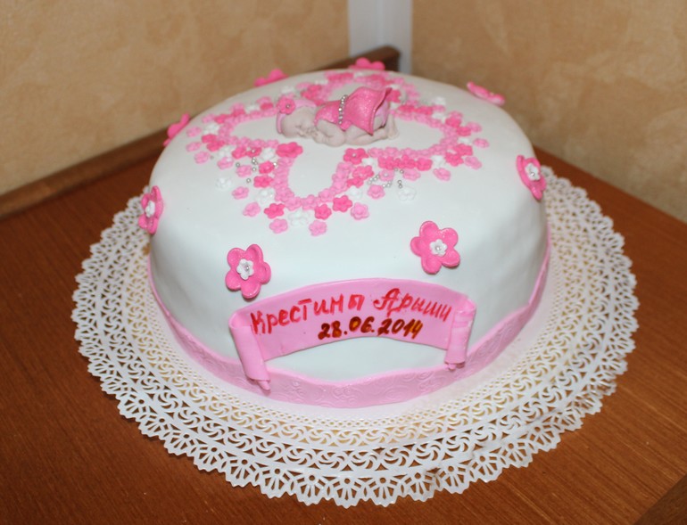 Тортик на крестины
