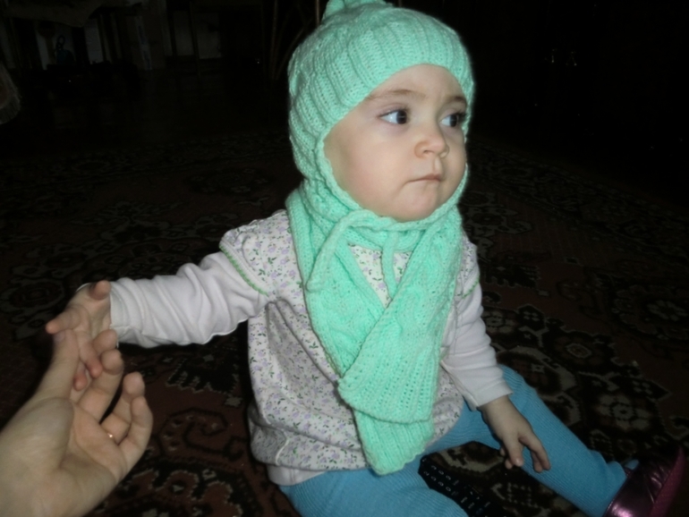 Шапулька с косами