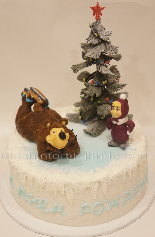 Маша и Миша на катке