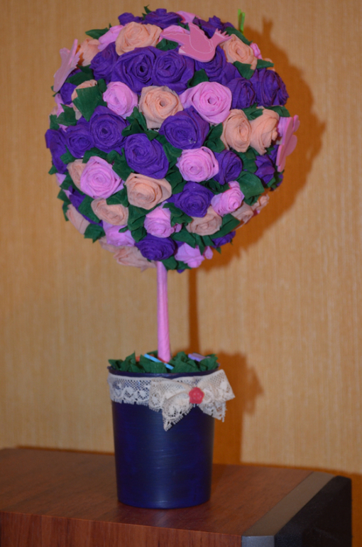 Мое деревце и летящая чашка!