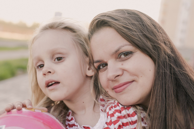 Мама и дочка....