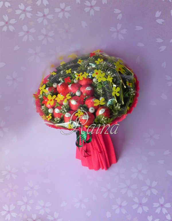 Чайно-конфетные букеты.