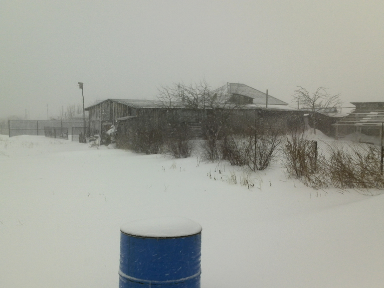 А у нас снова зима