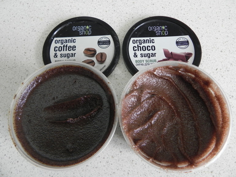 Вкусные и натуральные скрабы для тела от Organic Shop