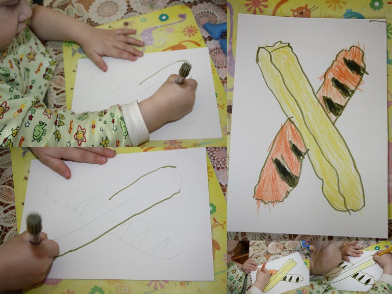 Учим буквы. Х.