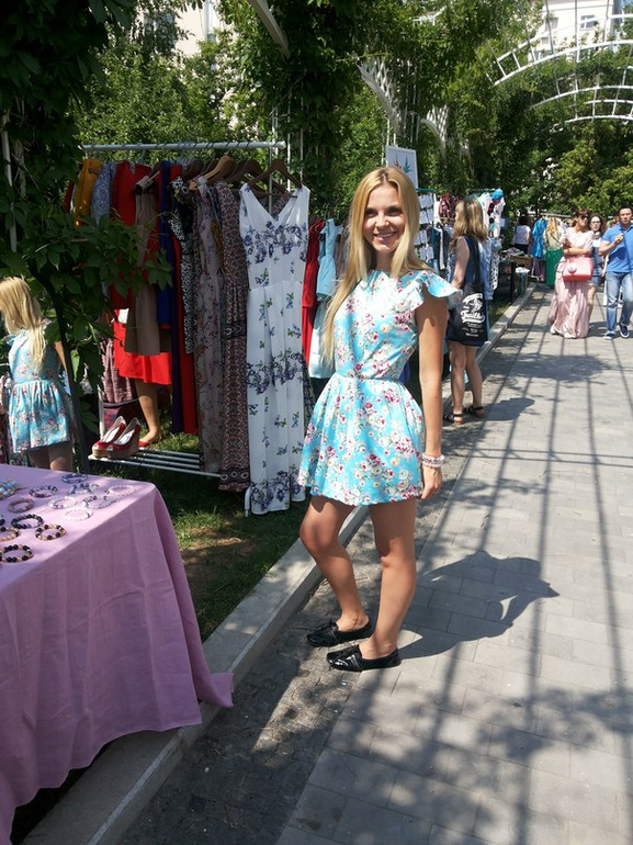 наша выставка с Олечкой!