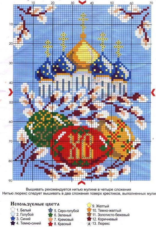 Вышивки к Пасхе