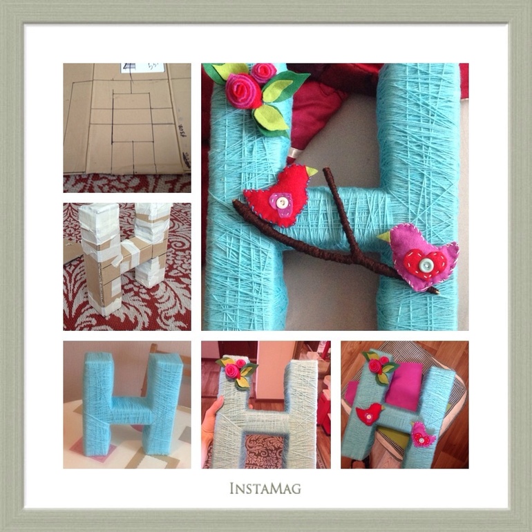 Объемная буква)