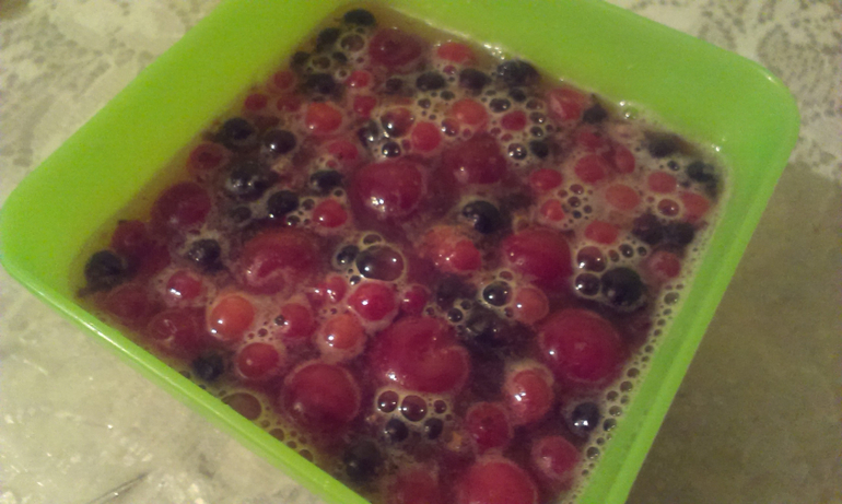 Желе ягодное