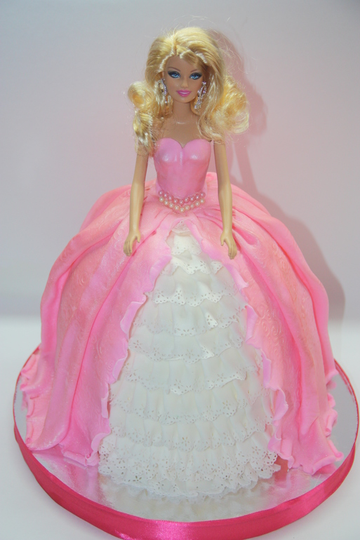 Торт кукла.