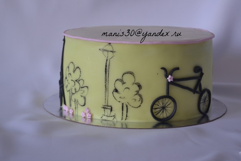 торт для девушки