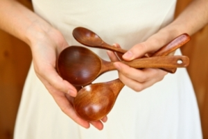 Ложки деревянные, из можжевельника