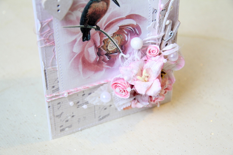 Открытка с птичкой