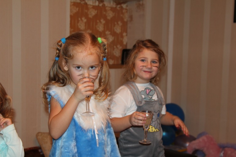 Как дети отметили Новый год!