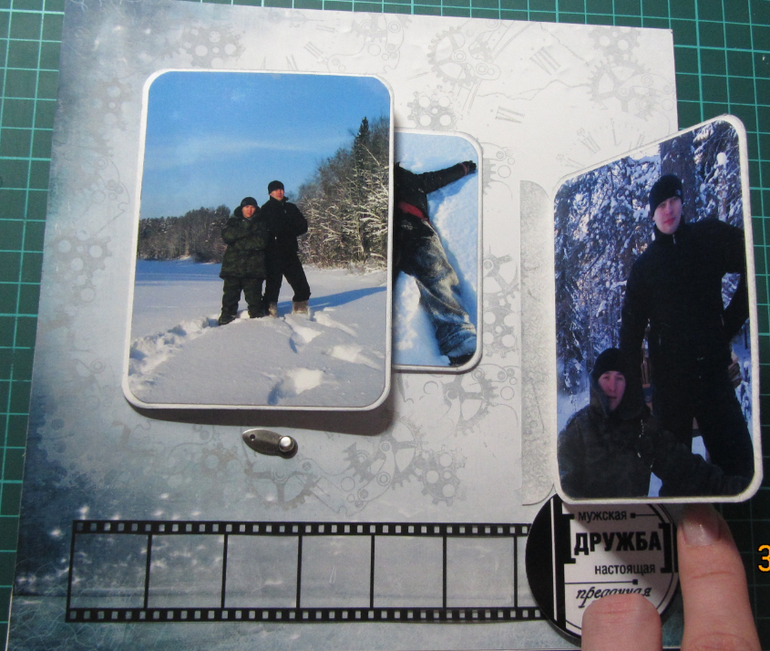 Мой первый опыт в скрапбукинге)