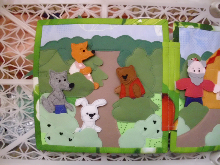 Книжка с зайчиком