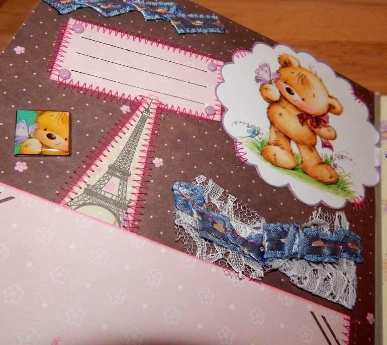 Скрап-альбом "Мой первый год" для маленького мальчика