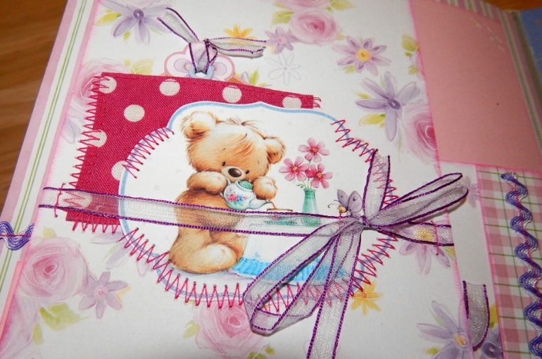 Скрап-альбом "Мой первый год" для маленького мальчика