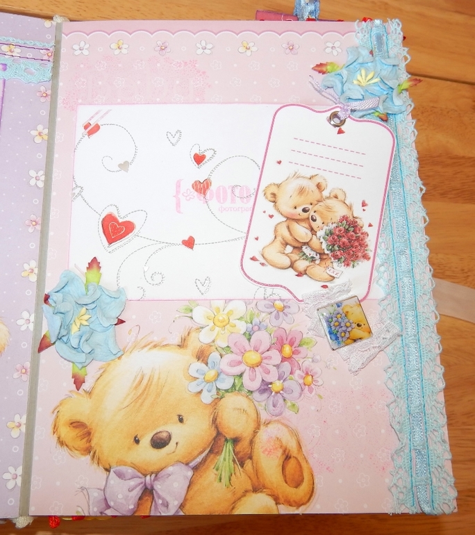 Скрап-альбом "Мой первый год" для маленького мальчика