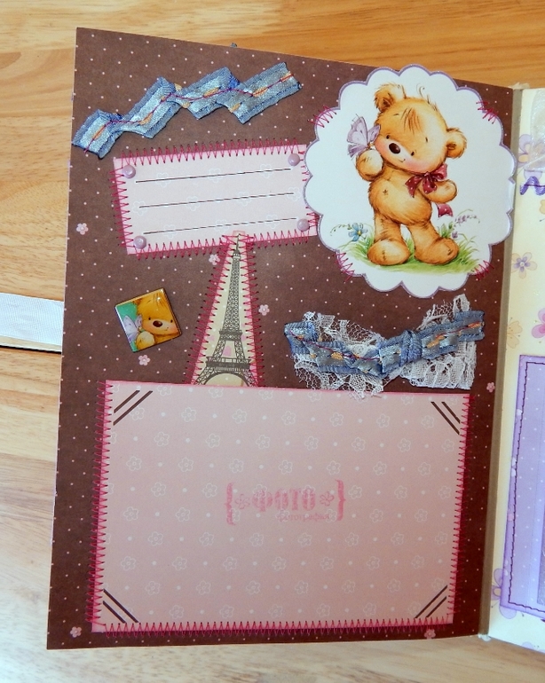 Скрап-альбом "Мой первый год" для маленького мальчика