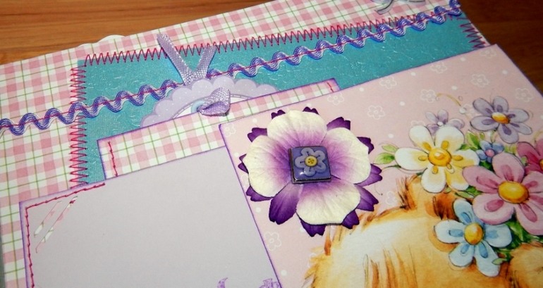 Скрап-альбом "Мой первый год" для маленького мальчика