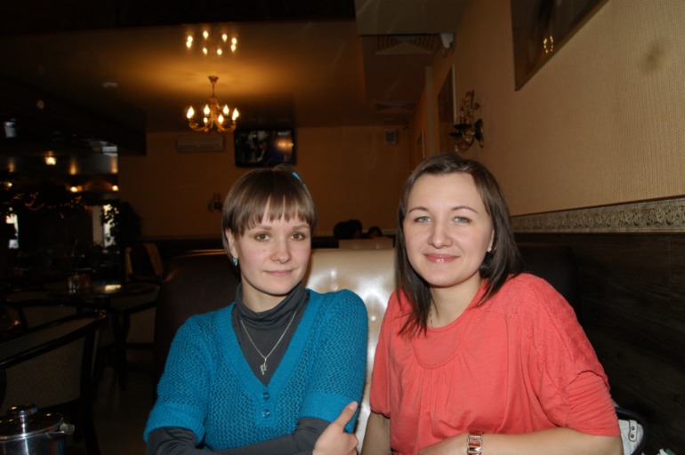 встретились с подружками...